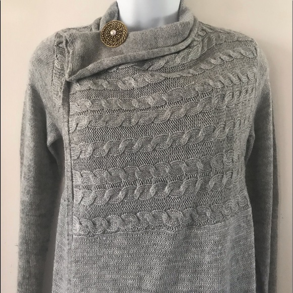 LINK Open Front Wrap Sweater Cardigan - Picture 6 of 11